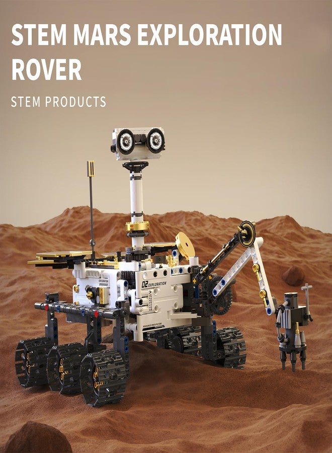 DOLIVE Remote & APP Controlled Mars Rover, STEM Building Set for Boys Ages 8-14, Space Toys for Kids Ages 8-12, Science Gift for Boys & Girls (1007 PCS) - Image 2