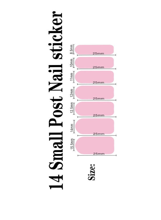 5esha 14-Piece Fashion Nails Sticker - Image 3