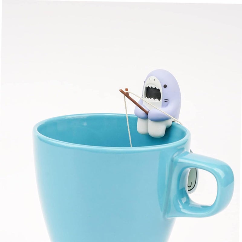 JackCao Creative Shark Shape Tea Infuser, Loose Leaf Tea Strainer, Funny Animal Shaped Tea Filters Gift for Tea Drinkers Shark Accessories Tea Lovers Accessory ï»¿ - Image 3