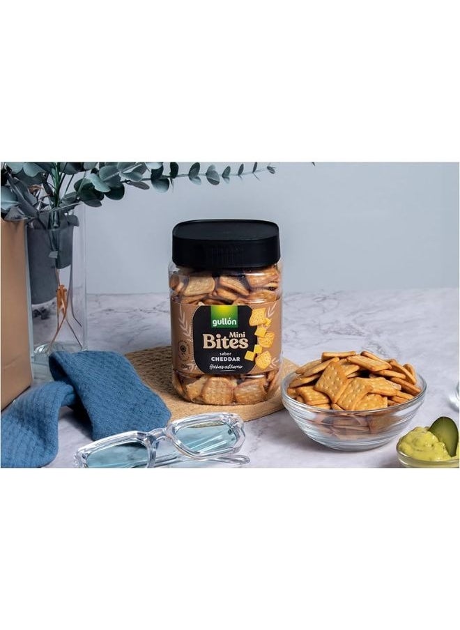 Gullon - Mini Bites Cheddar Crackers - Image 1