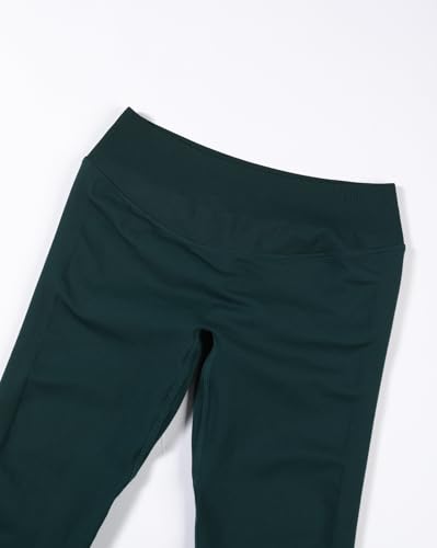 AUROLA Influence Workout Leggings for Women Seamless Compression Tummy Control Leggings Mid Rise Yoga PantsPonderosa GreenM - Image 3