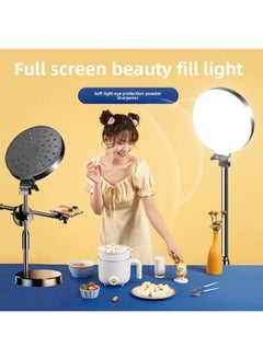General Full-screen Full-screen Live Light Filling Light Net Red Anchor Beauty Special Light Overhead Frame Desktop Indoor Light-Specification:Full Screen Beauty Lamp + 210cm Bold Light Stand  - Image 5