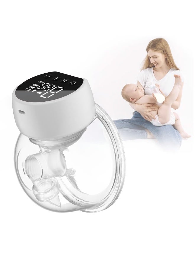 Apexll Wearable Breast Pump, Hands-Free & Cordless, 3 Modes, 9 Suction Levels, LCD Display, Memory Function, BPA-Free & Eco-Friendly, Easy to Clean, Great Value - Image 1