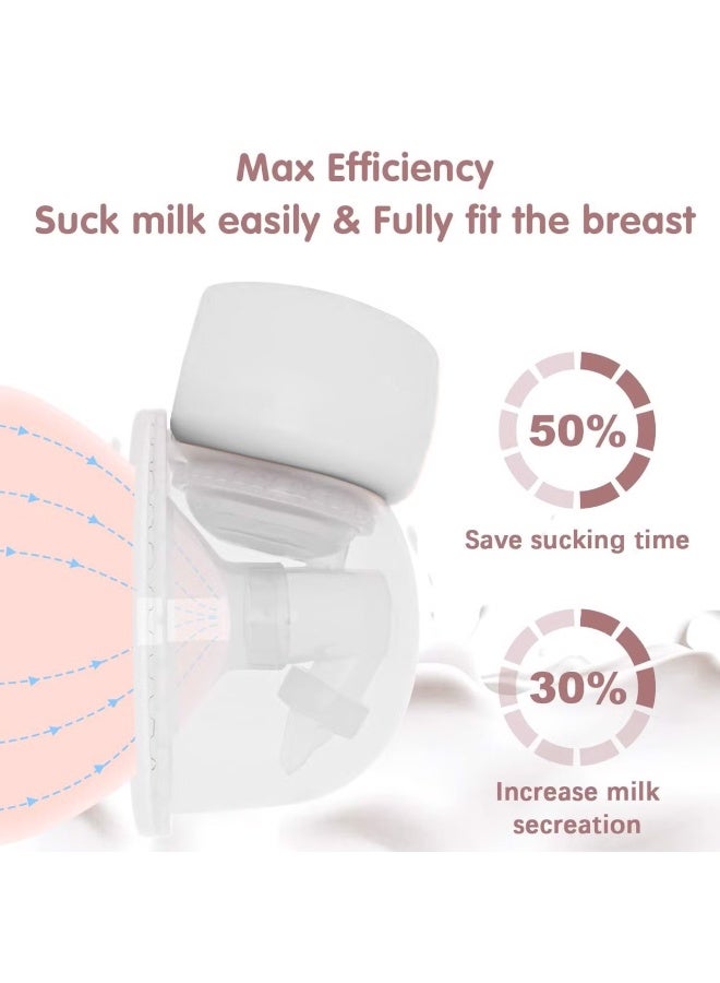 Apexll Wearable Breast Pump, Hands-Free & Cordless, 3 Modes, 9 Suction Levels, LCD Display, Memory Function, BPA-Free & Eco-Friendly, Easy to Clean, Great Value - Image 5