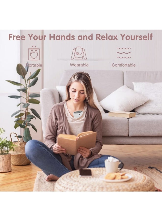 Apexll Wearable Breast Pump, Hands-Free & Cordless, 3 Modes, 9 Suction Levels, LCD Display, Memory Function, BPA-Free & Eco-Friendly, Easy to Clean, Great Value - Image 2