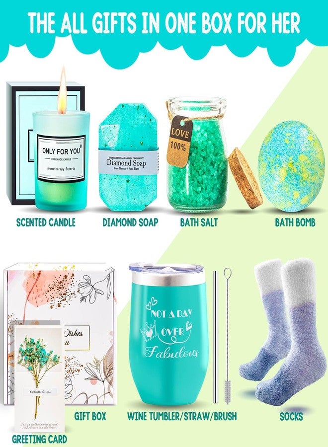 Larierour Birthday Gifts for Women-Best Relaxing Spa Gift Box Basket for Wife Mom Sister Girlfriend Daughter Best Friend Mother-Happy Birthday Gifts for Women (Multi-Color) - Image 2