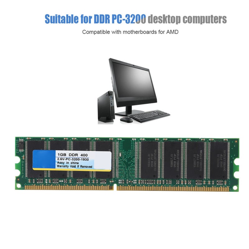 ذاكرة سطح المكتب RAM 1G DDR بسرعة 400MHz عالية - متوافقة مع لوحات AMD الأم ذاكرة سطح المكتب لأجهزة الكمبيوتر المكتبية - Image 5
