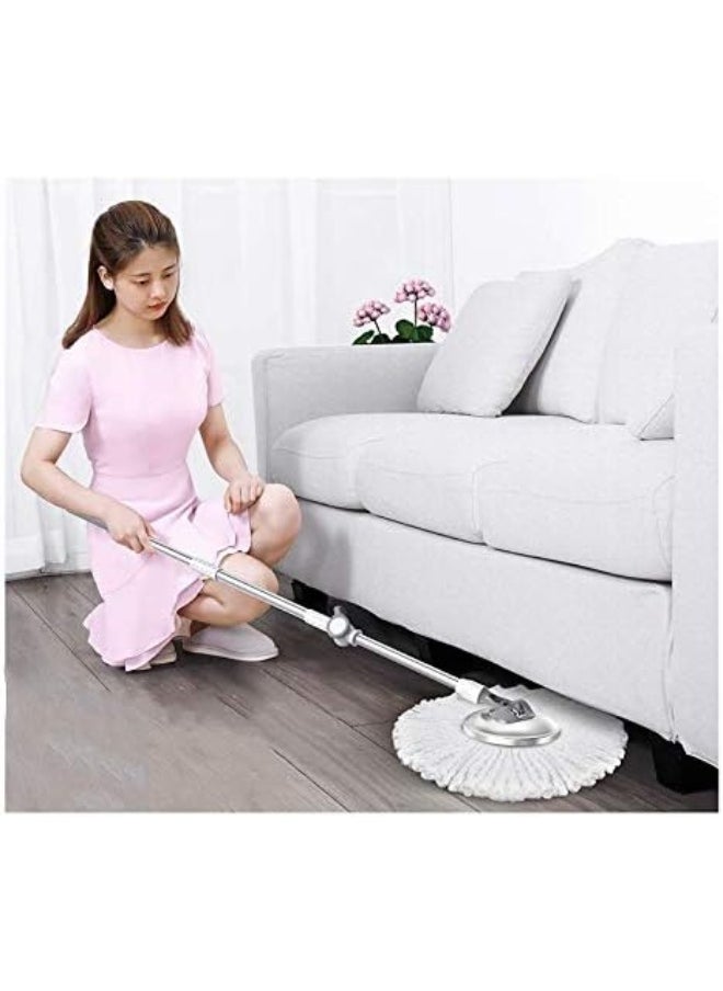 Artist Unknown Mop, wipe the floor, wipe the window, no need to wash by hand, 360° rotating tray, dust and water absorption, thick fiber cotton head  - Image 4