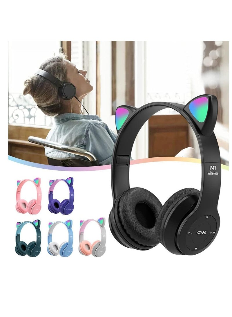 Cat Ear Bluetooth Wireless Headphones - Image 3