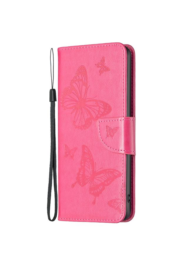 اس-توب جراب هاتف جلدي منقوش عليه فراشتان لهاتف iPhone 16 Pro Max - Image 3