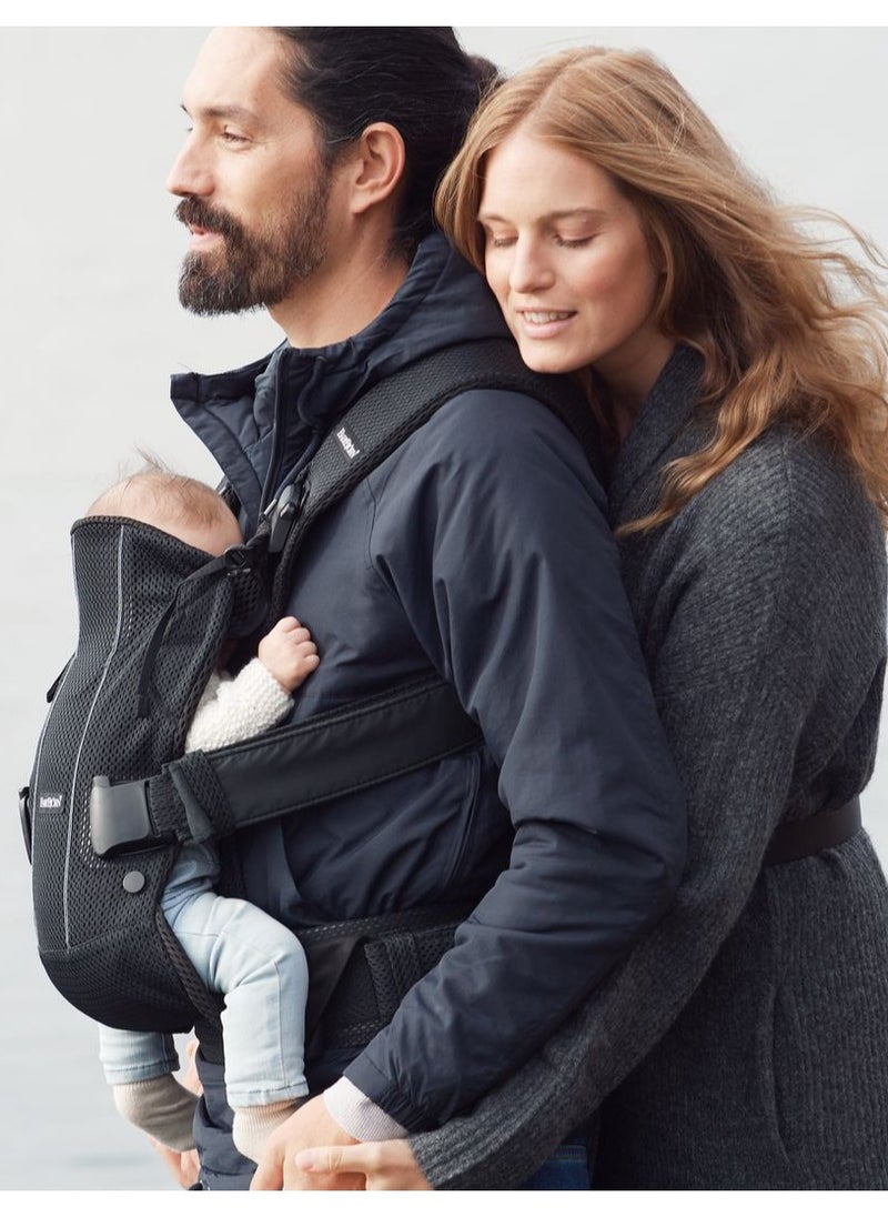 BABYBJORN Baby 3D Mesh Carrier One Air Black  - Image 2