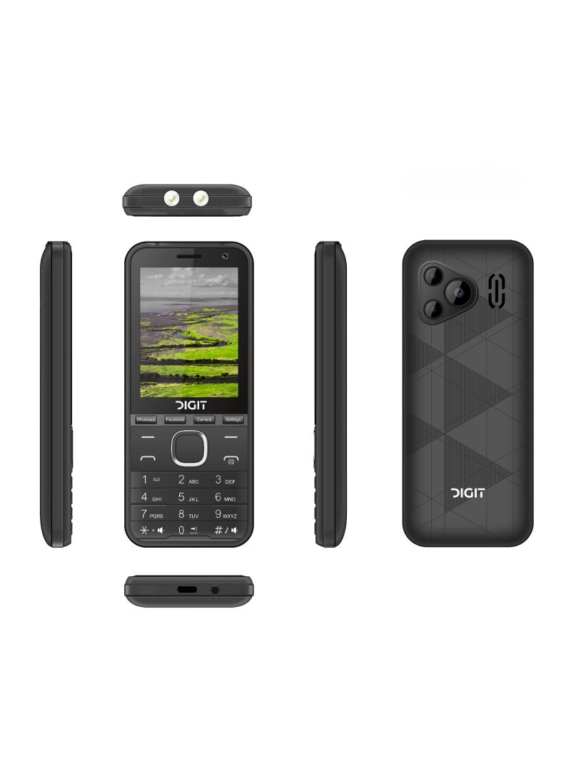 Digit 4G Bold One Android Dual SIM Phone With Google Play Store – 2.8" Display, 3000mAh Battery, 8GB+1GB, 4G, WiFi, Type-C Charging - Image 2