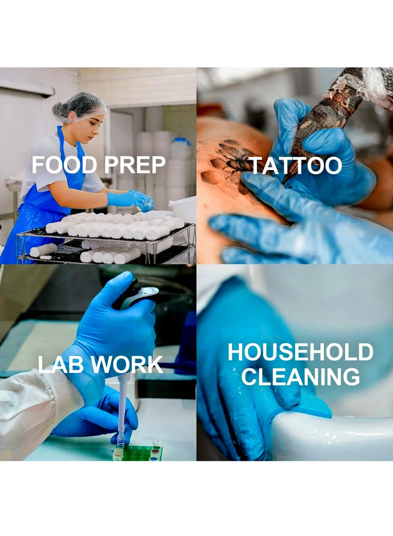 Patron's Powder Free Blue Nitrile Gloves for Unmatched Safety and Comfort | Pack Of 1000 PCs - Image 4