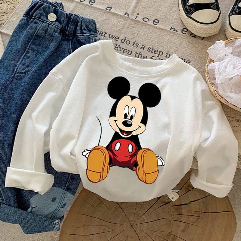 New Autumn Boys Long-Sleeved T-Shirt Baby Top 2024 Printed Children'S Wear Children'S Loose Base Shirt Trendy - Image 1