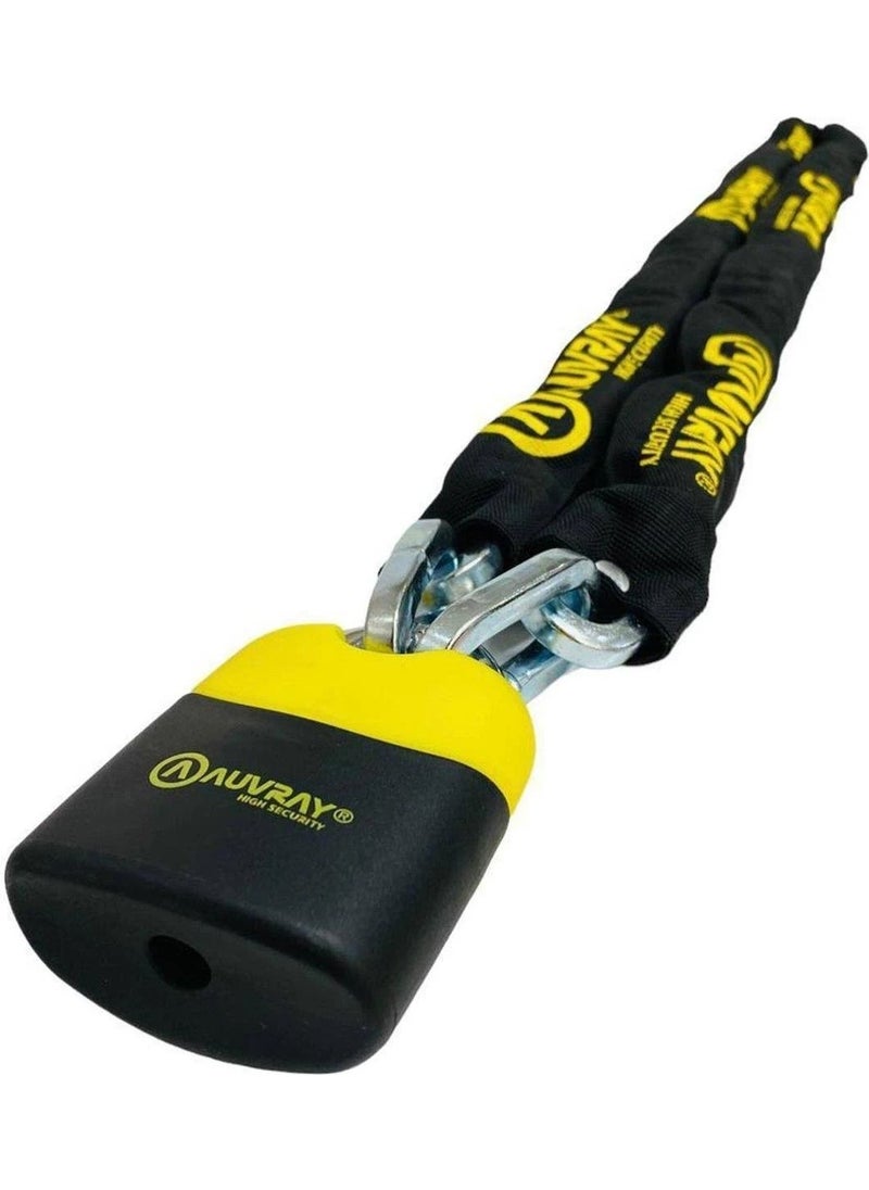 Ebakbak Motorcycle K-Bloc 200 cm Chain Lock Cut Resistant Motorcycle Lock 2 Meters  - Image 3