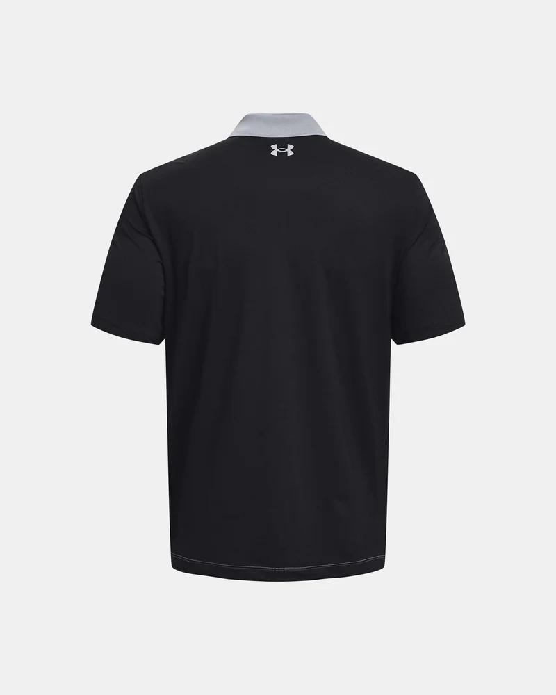 UNDER ARMOUR Grey Men's UA Performance 3.0 Colourblock Polo Shirt for Men | Best Price UAE