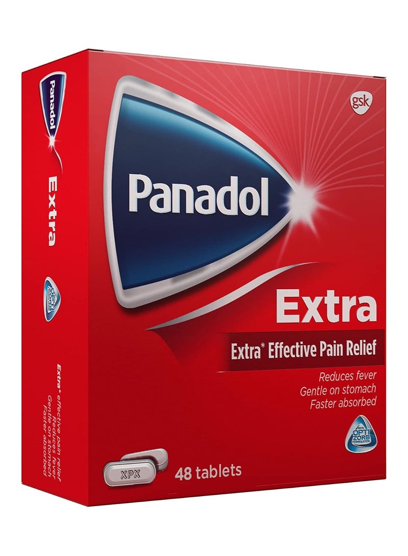 Panadol Extra with Optizorb – 72 Tablets