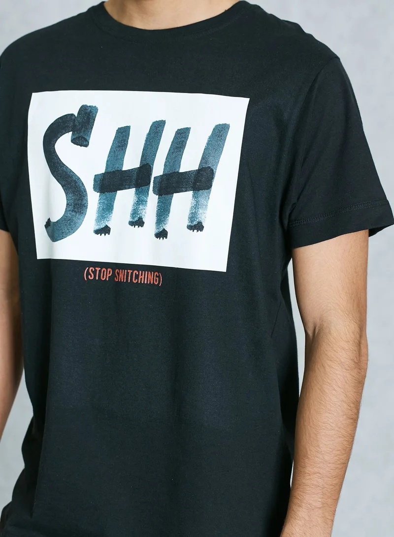 CCTV Stop Snitching T-Shirt