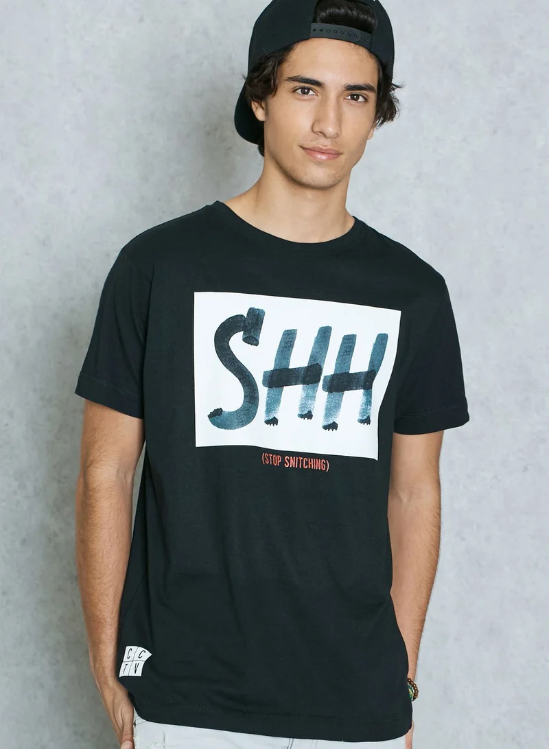 CCTV Stop Snitching T-Shirt