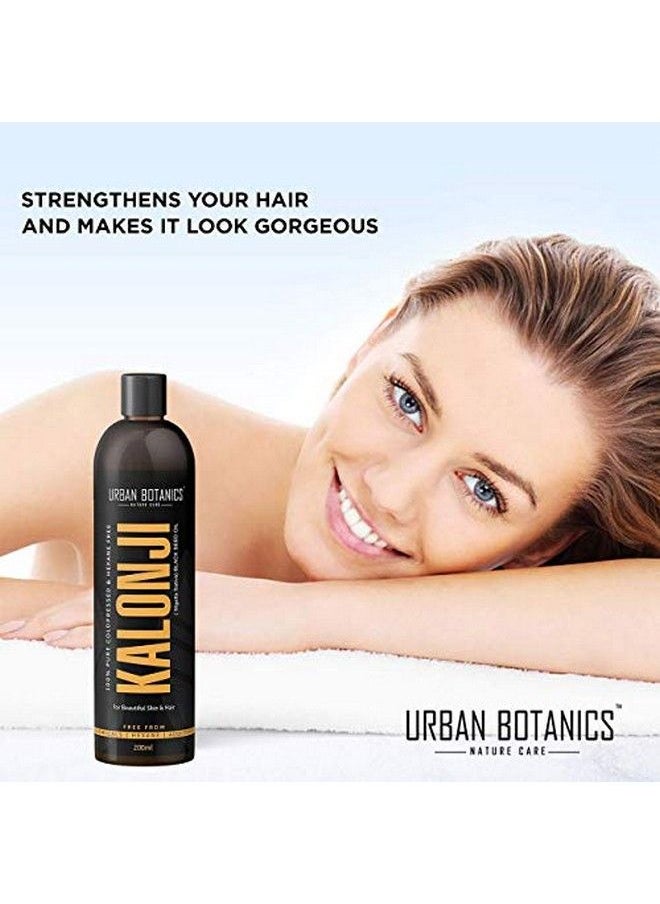 UrbanBotanics Premium Cold Pressed Kalonji Oil Virgin Grade Black Seed Oil Nigella Sativa 200Ml  - Image 5