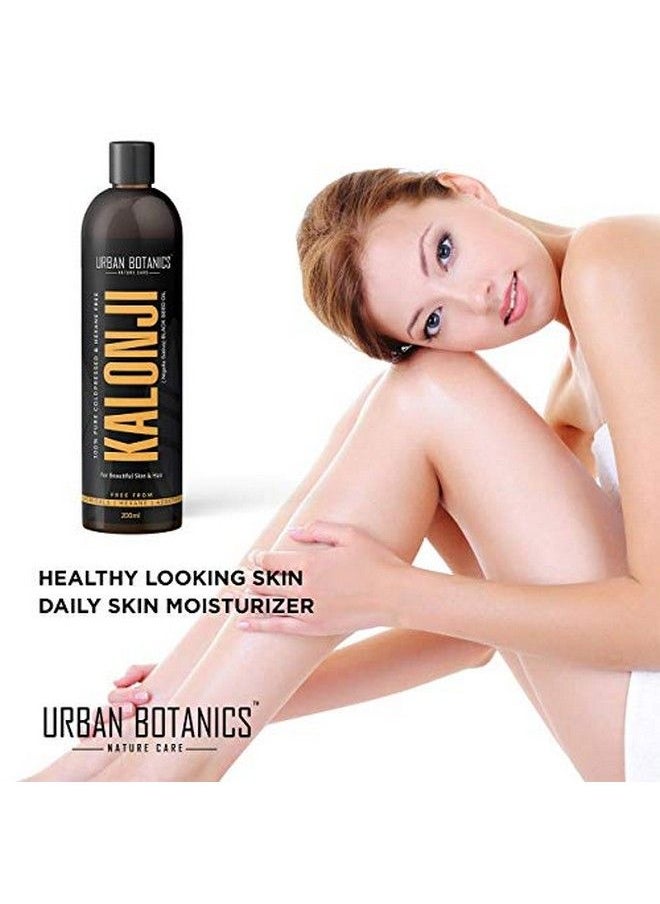 UrbanBotanics Premium Cold Pressed Kalonji Oil Virgin Grade Black Seed Oil Nigella Sativa 200Ml  - Image 3