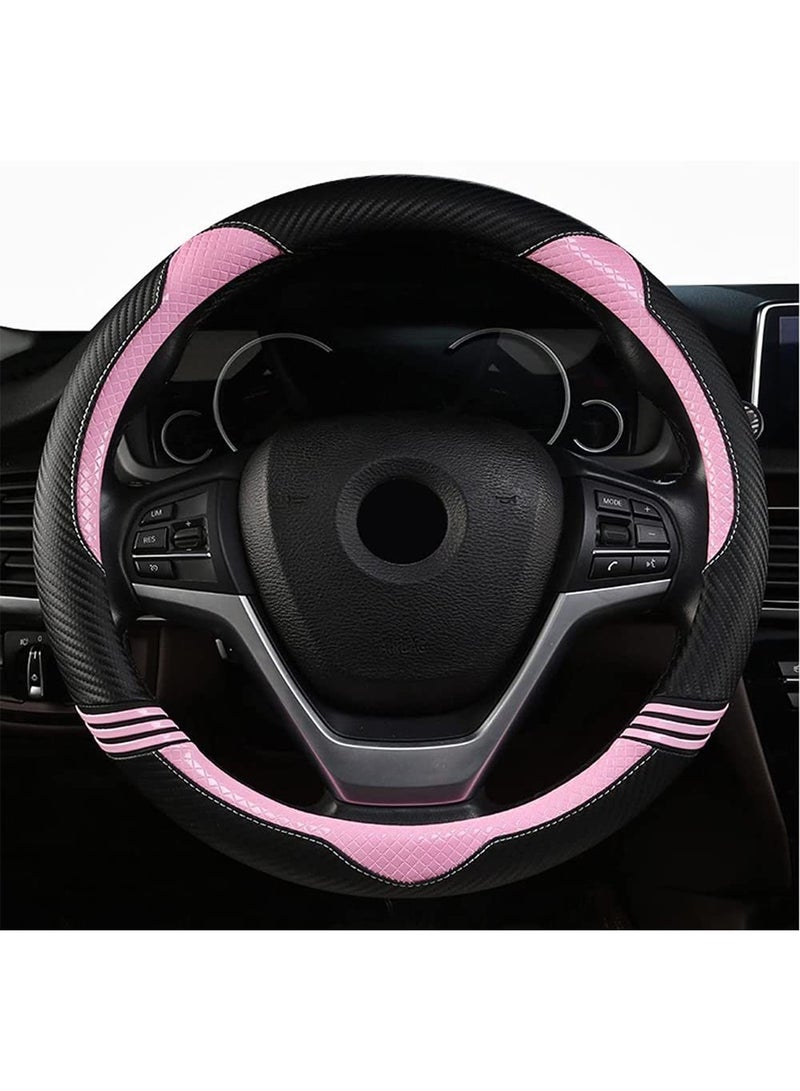 GT-Wheel Universal Leather Steering Wheel Cover for Car 15 inch - Image 1