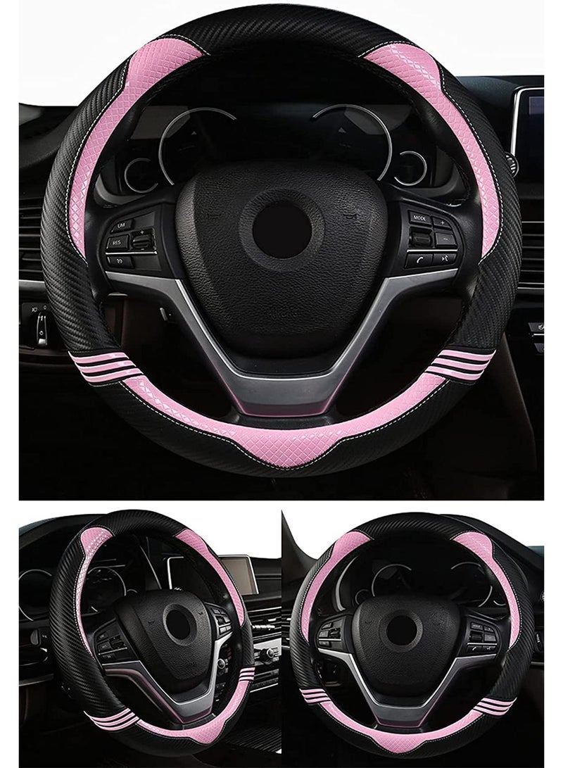 GT-Wheel Universal Leather Steering Wheel Cover for Car 15 inch - Image 2