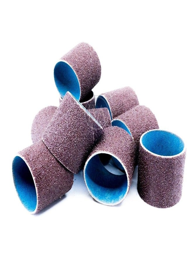 كاشطة القياس أشرطة لولبية من أكسيد الألومنيوم الكاشطة من Benchmark Abrasives مقاس 1.5 بوصة × 1.5 بوصة للأدوات الدوارة، وأكمام الأسطوانة للصنفرة وإزالة النتوءات والمزج والتلميع على المعادن والبلاستيك والخشب والمطاط (عبوة من 10 قطع) - حبيبات 80 - Image 1