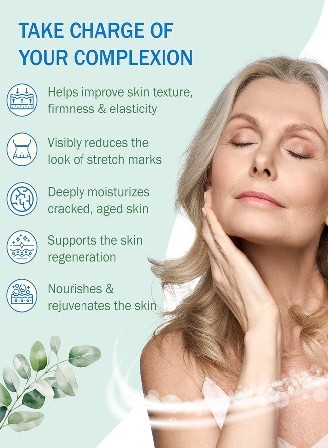 e70 Crepe Cream & Firming Oil Crepe Skin Set, Women & Men - with Natural Oils, Licorice Root & Chamomile Extract - Crepey Skin Tightening Cream & Oil for Body, Made in USA - Image 4