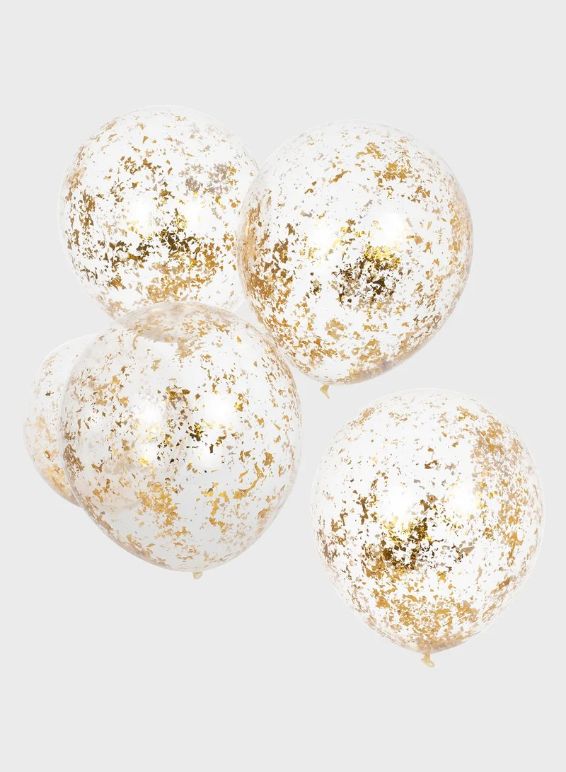 Ginger Ray Gold Foil Confetti Balloons