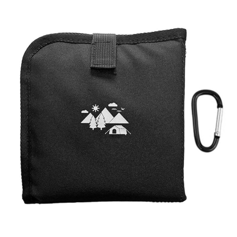Aotu Sit Pad Compact Rainproof Outdoor Foldable Camping Cushion Lightweight 85g with Carry Bag Sitting Pad Rainproof Mat Sitting Pad Black - Image 2