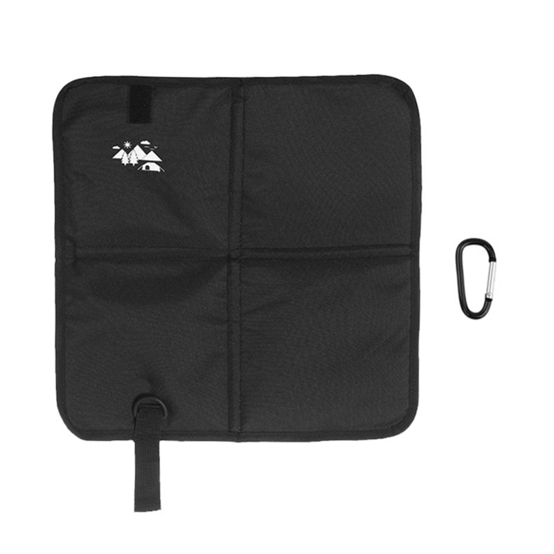 Aotu Sit Pad Compact Rainproof Outdoor Foldable Camping Cushion Lightweight 85g with Carry Bag Sitting Pad Rainproof Mat Sitting Pad Black - Image 1