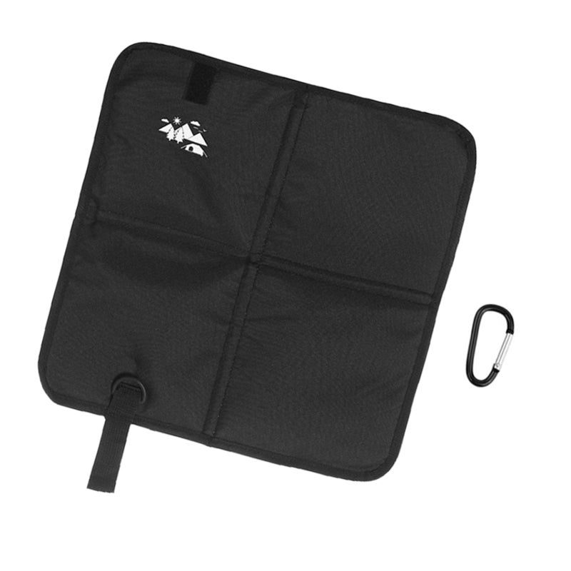 Aotu Sit Pad Compact Rainproof Outdoor Foldable Camping Cushion Lightweight 85g with Carry Bag Sitting Pad Rainproof Mat Sitting Pad Black - Image 5