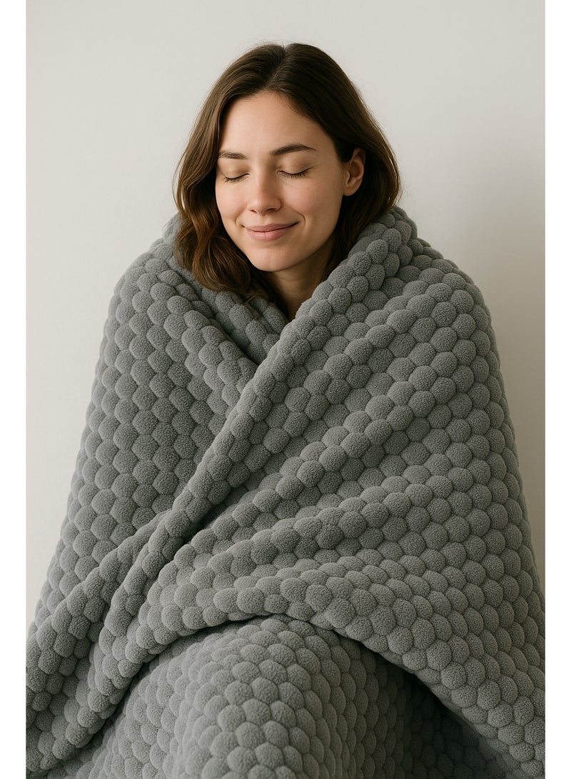 MingLi Blanket King Size 200×220 cm – 1.8 KG Soft Warm Comforter – 1 Piece - Image 3