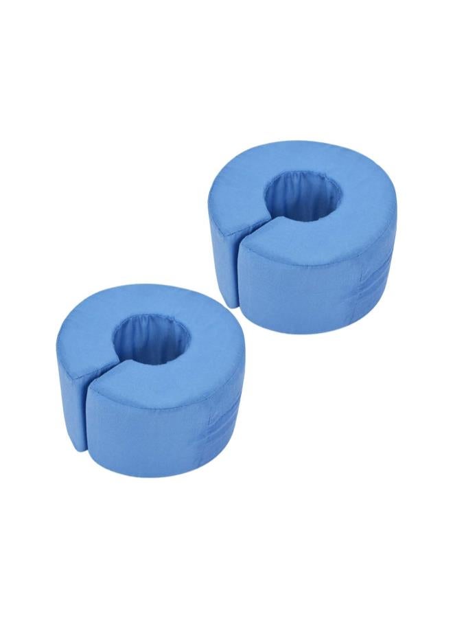 klarako 2pcs Foot Elevator Support Leg Hand Rest Cushion Foam Ankle Pillow for Rest Sleep Elevation Preventing Ulcers Sores (Blue) - Image 3