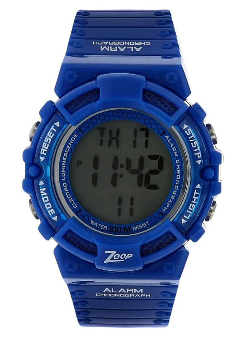 زوب Kids Unisex Digital Round Shape Polyurethane Wrist Watch C4040PP03 - 41 Mm