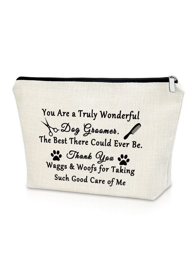 Sazuwu Dog Groomer Gift for Women Makeup Bag Thank You Gift for Dog Groomer Cosmetic Bag Pet Groomer Gift Dog Lover Gifts for Adults Thanksgiving Day Birthday Christmas Gifts Travel Pouch - pzsku/ZAE35DFC5CA4DF745232AZ/45/_/1737032052/f26c3d3f-c624-4fc2-9229-ec6f01d4d393