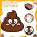Harrycle Poop Piata Set Included Brown Funny Poop Piata Black Yellow Piatas Stick Blindfold Confetti for Adults Birthday Fiestas Poop Party Game Decorations 134 x 126 x 3 Inch - Image 4