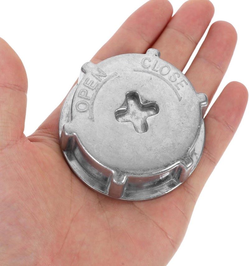 Metal Oil Barrel Lid Aluminum Alloy Drum Cap Bucket Top Cover for Industrial Tote Tank, Sturdy Cask Cover Compatible with Water and Ton Barrels, Suitable for Long-term Storage - Image 4