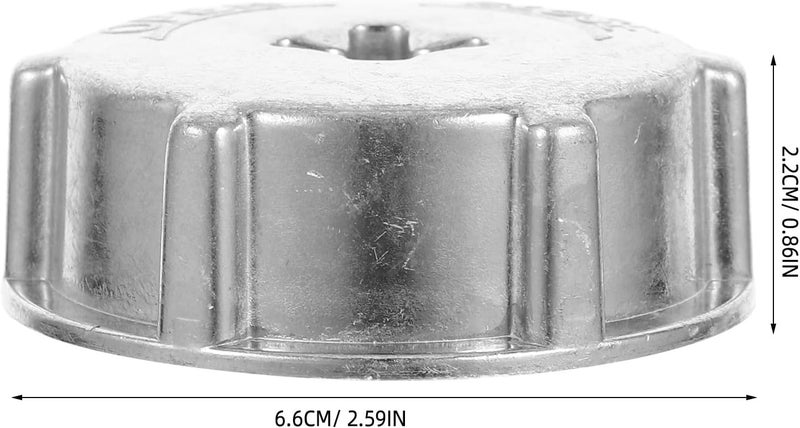 Metal Oil Barrel Lid Aluminum Alloy Drum Cap Bucket Top Cover for Industrial Tote Tank, Sturdy Cask Cover Compatible with Water and Ton Barrels, Suitable for Long-term Storage - Image 2