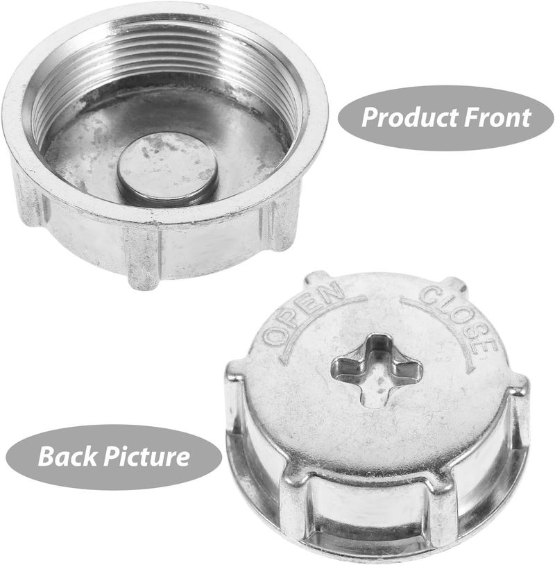 Metal Oil Barrel Lid Aluminum Alloy Drum Cap Bucket Top Cover for Industrial Tote Tank, Sturdy Cask Cover Compatible with Water and Ton Barrels, Suitable for Long-term Storage - Image 3
