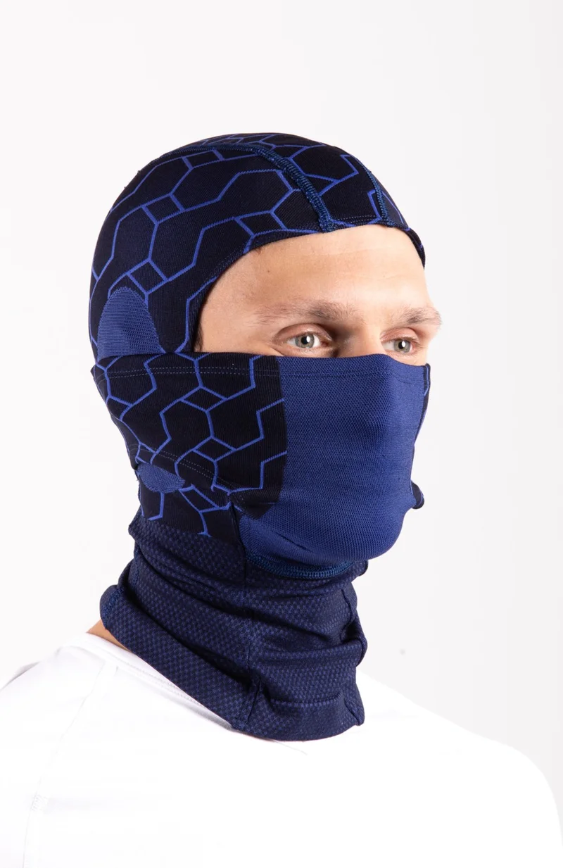 اويل كومباني Navy Blue Balaclava Thermal Ski Mask Unisex