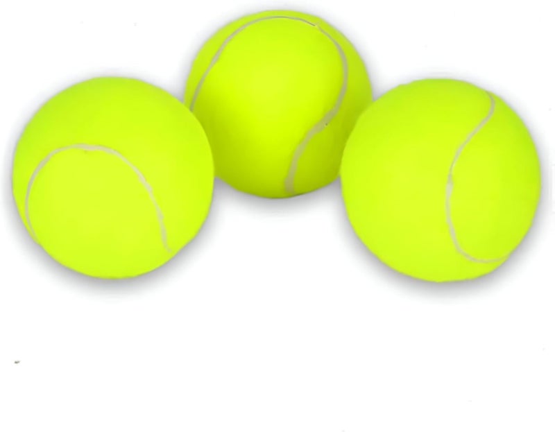 Professional Tennis Training Set - Includes 3 durable, pressureless balls designed for advanced training and education, suitable for all types of tennis courts.