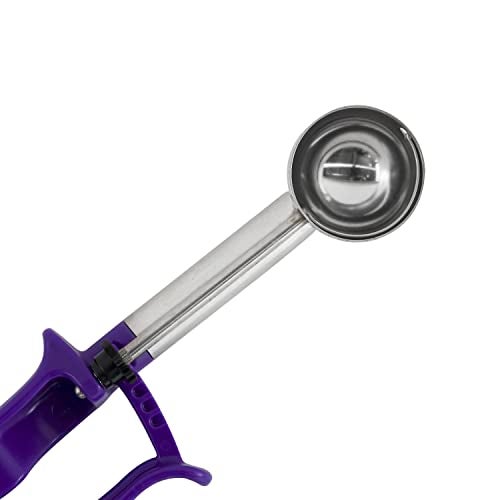 Zeroll 2040-EX Universal Extended Length EZ Disher Food Portion Control Scoop Designed for Right or Left Hand Use Dishwasher Safe, 1 9/16-Inch, Orchid - Image 3