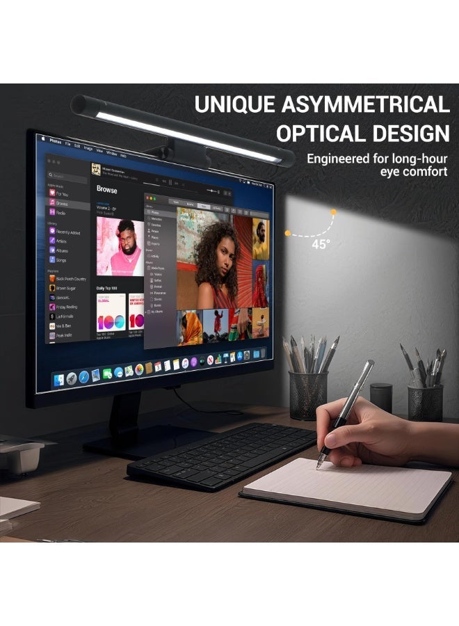 MUMO Monitor Light Bar,Computer Light Bar,Dimmable Screen USB Reading Lamps, Suitable for Flat-Paneldisplays of Different Sizes, USB Powered,No-Glare Eye Protection Home Office LED Work Light - Image 4