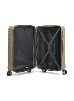 GIORDANO Hardshell Luggage Double Spinner Trolley Bag 5 Pieces Set,Champagne (BC-12",BC-14",S-20",M-24",L-28")  - Image 2