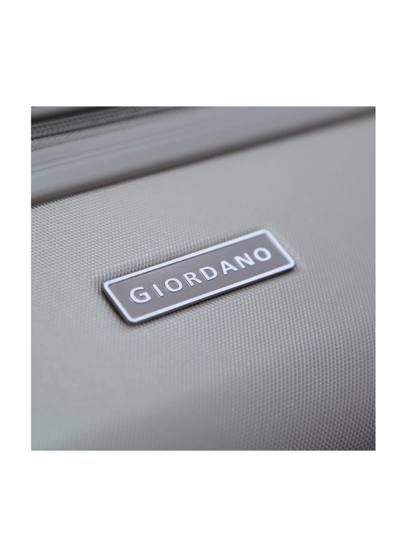 GIORDANO - Hardshell Luggage Double Spinner Trolley Bag 5 Pieces Set,Champagne (BC-12",BC-14",S-20",M-24",L-28") - Image 1