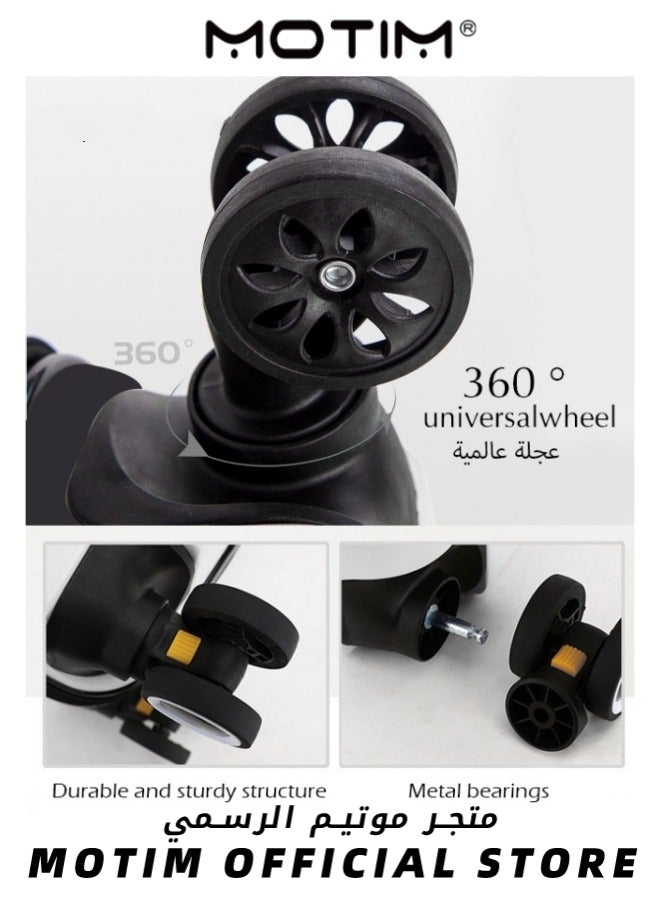 موتيم السفر الأمتعة المحمولة على الأمتعة حقيبة الطفل 20 بوصة الأمتعة الصغيرة مع عجلات الغزل حقيبة الكرتون - Image 5