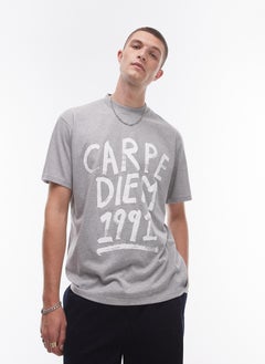 TOPMAN Graphic Crew Neck T-Shirt  - Image 1