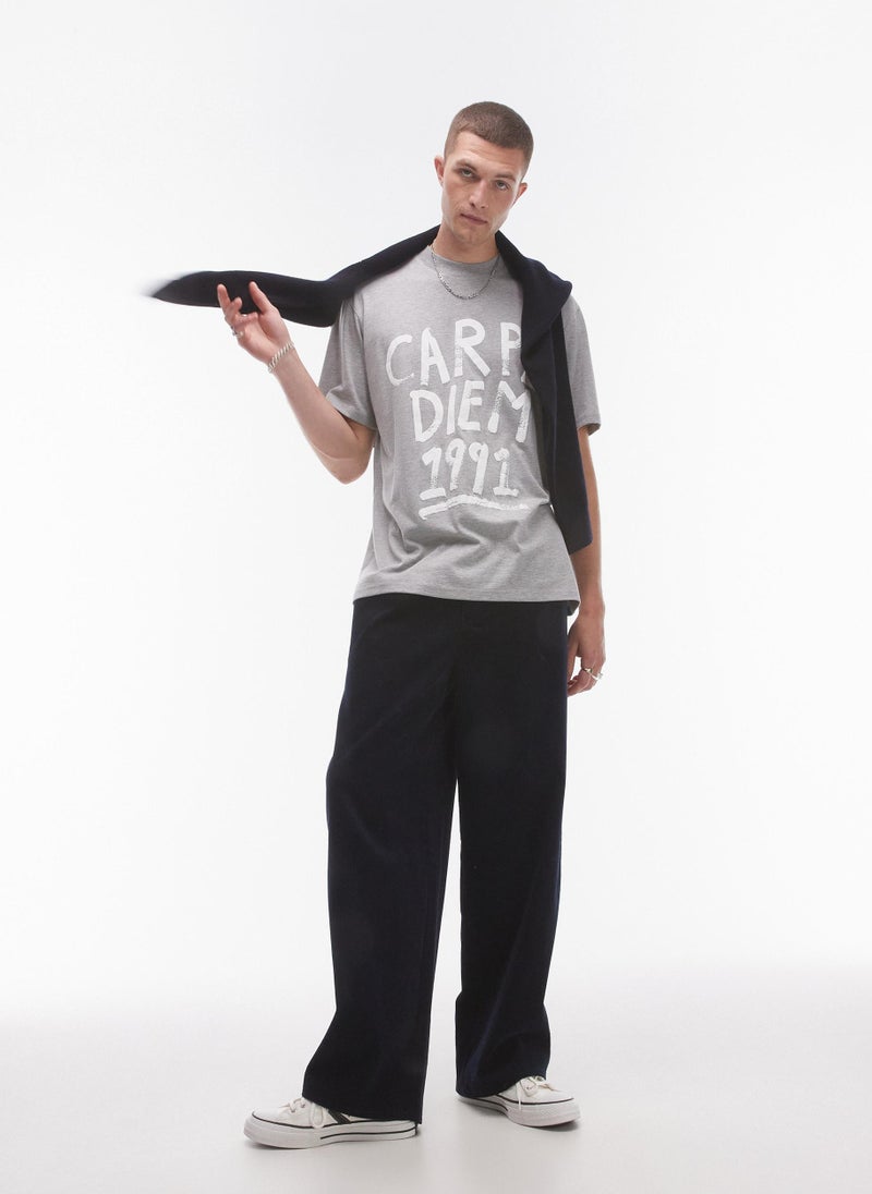 TOPMAN Graphic Crew Neck T-Shirt  - Image 4
